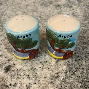 ⭐️ Aruba Salt and pepper Shakers brand new never used!